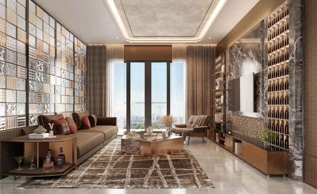 Nhà mẫu dự án A&T Saigon Riverside: Trải nghiệm không gian sống đẳng cấp ven sông 3 phòng khách sang trọng với cửa kính đón nắng tại nhà mẫu A&T Saigon Riverside