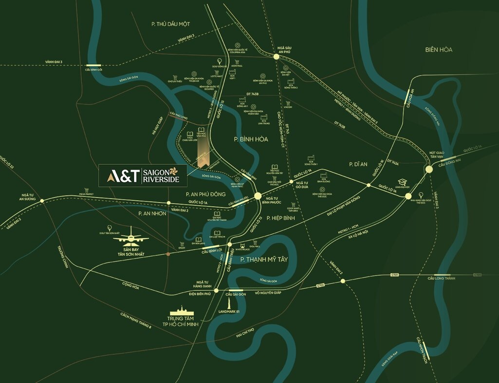 Vị trí dự án AT Saigon Riverside