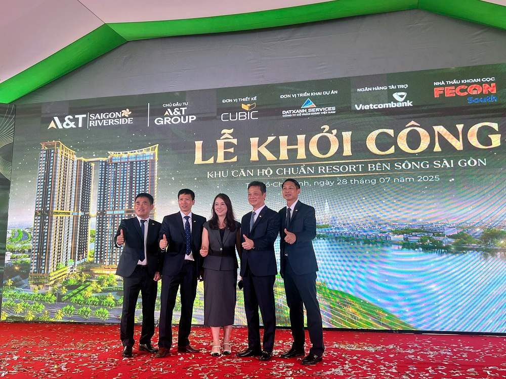 Tiến độ dự án A&T Saigon Riverside cập nhật mới nhất 3 Đại diện tập đoàn A&T Group cùng những đối tác chiến lược
