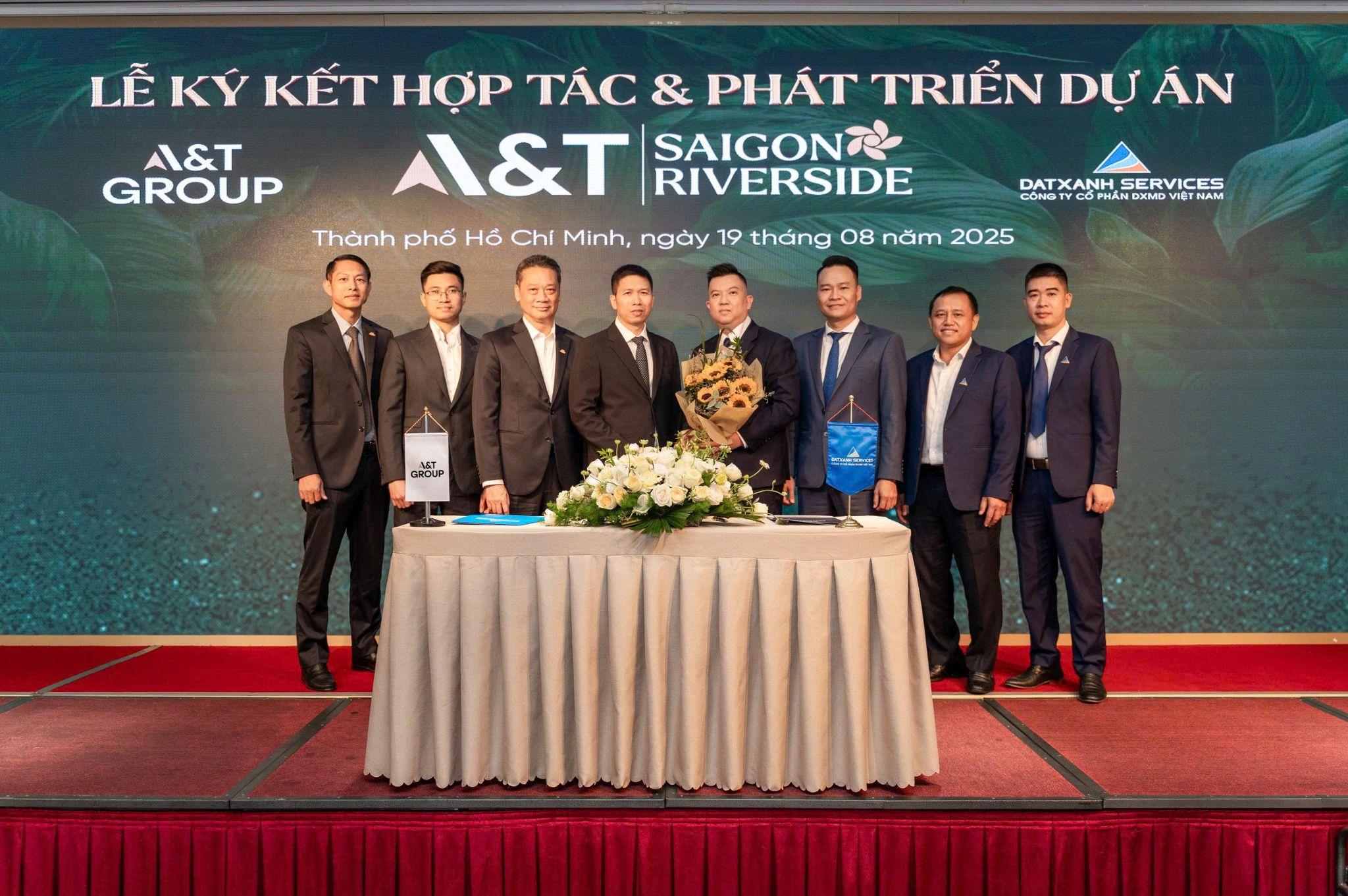 Lễ ký kết hợp tác và phát triển dự án A&T Saigon Riverside giữa Chủ đầu tư A&T Group và Đơn vị Triển khai DXMD Vietnam