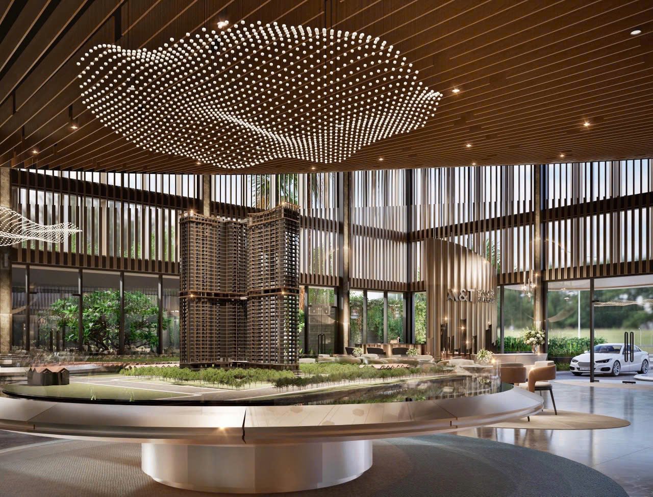 Không gian Sa bàn tại căn hộ A&T Saigon Riverside