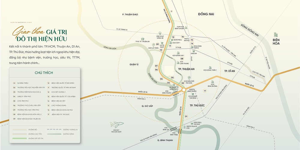 Vị trí dự án A&T Saigon Riverside: Tọa độ kim cương, nâng tầm giá trị 2 vi tri du an at saigon riverside 1